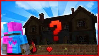 Building The BIGGEST House In Minecraft Hardcore [upl. by Keyek]