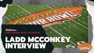 Ladd McConkey Senior Bowl breakout 13024 [upl. by Oak678]