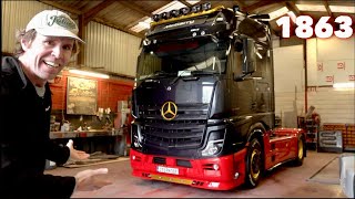 Mercedes Actros 1863 Custom Work amp Owners View [upl. by Ruiz]