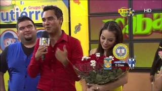 Pollo llega con todo y mariachi a felicitar a Arely [upl. by Magdala]