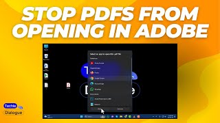 How to Stop PDFs from Opening in Adobe [upl. by Neerom]