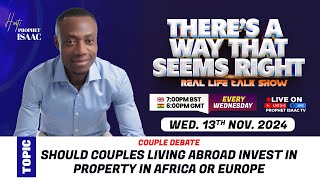 SHOULD COUPLES LIVING ABROAD INVEST IN PROPERTY IN AFRICA OR EUROPE [upl. by Yance]