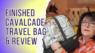 Cavalcade Travel Bag with Harry Potter Fabric  fridaysews Vlog 34 [upl. by Yrallam568]