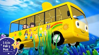 Wheels On The Bus Underwater  LittleBabyBum  Nursery Rhymes for Babies ABCs and 123s [upl. by Zerlina]