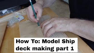 How To Model Ship deck making part 1 [upl. by Hulda]