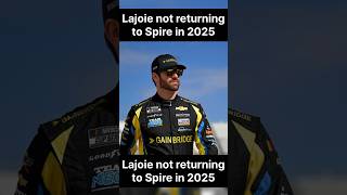 Lajoie out at Spire Motorsports nascar nascardriver nascarsillyseason [upl. by Edi831]