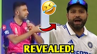 REVEALED Reason of quotGarden Mein Ghoomne wale bandequot by Ashwin 🤣 Rohit Sharma Yashasvi Gill [upl. by Armitage]