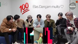 《BTS reagindo aos melhores Tik toks de Meninas Brasileiras 🦋🌈》 [upl. by Inglebert]