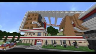 Minecraft  Constructions modernes à gogo   feat Lecorbloc [upl. by Fineberg]