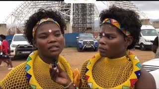 Qwabe twins attends Umkhosi we Mhlanga and mzansi dragg them😳 [upl. by Emina271]