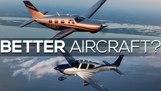 Better Aircraft  Piper M350 vs Cirrus SR22T [upl. by Anyad728]