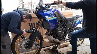 Unboxing YAMAHA TENERE EXTREME 700 new edition 2024 [upl. by Llednav]