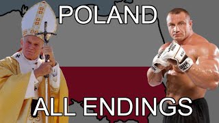 Poland  All Endings [upl. by Tnias186]