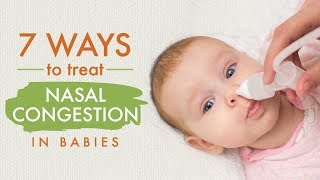 How to Treat Nasal Congestion in Babies [upl. by Aneba]