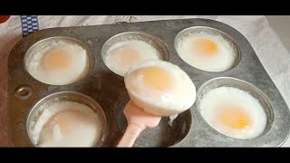 EASY  Oven Baked Poached Eggs [upl. by Gagnon222]