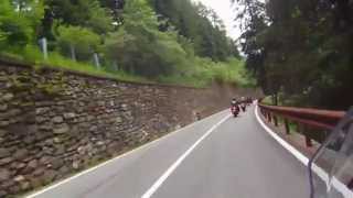 Gavia Pass on motorcycle [upl. by Maloy]