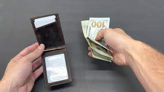 How to tighten your money clip on a SERMAN BRANDS wallet [upl. by Sakiv957]