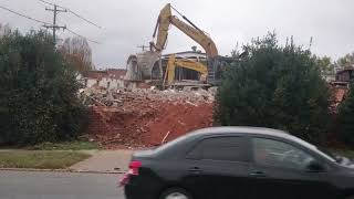 Demolition of Kingsdown factory Mebane NC [upl. by Enhpad]