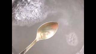 How to clean silver with aluminum foil and baking soda ● 5 Minute Crafts [upl. by Darlleen]