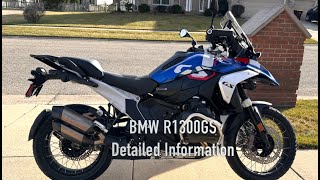 2024 BMW R1300GS Trophy Detailed Information from the BMW dealer when picking up the Motorcycle [upl. by Marrissa736]