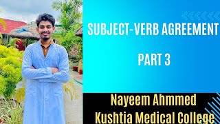 Subject Verb Agreement in English Grammar Easy RulesPart 3 [upl. by Htial]