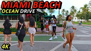 Miami Beach Walking Ocean Drive [upl. by Strain]