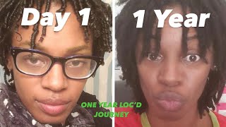 1 Year Visual Loc Journey  112 Month Starter Locs  Dreadlock Journey  Hair Growth Transformation [upl. by Ppilihp648]