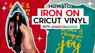 How to Iron On Cricut Vinyl With Regular Irons for Beginners [upl. by Rotkiv55]