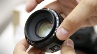 Canon EF 50mm f18 lens review with samples Fullframe and APSC [upl. by Gnohp]