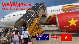 Vietjet A330300 Trip Report  Brisbane  Ho Chi Minh City  Economy [upl. by Vadnee137]