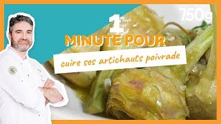 1 min pour  Cuire ses artichauts poivrade  750g [upl. by Odilo]