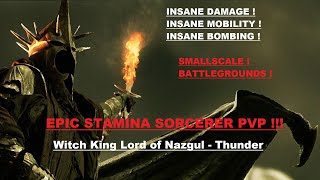 STAMINA SORCERER ESO PVP  Witch King Lord Of Nazgul  Thunder [upl. by Yrot]