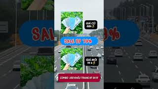 100 chiếc khẩu trang kf94 đang giảm giá mạnh tuanvlog78 [upl. by Ainomar]