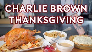 Binging with Babish A Charlie Brown Thanksgiving [upl. by Refinnej]