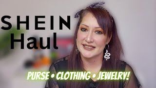 SHEIN HAUL  Purse  Clothing  Jewelry [upl. by Halbeib322]