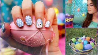 Easter Bunny Nails  My Favorite Spring Nail Polishes  CloeCouture [upl. by Lokin774]