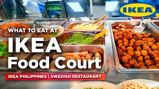 Food Tour of IKEA RESTAURANT Philippines  Budget Eats at the LARGEST Ikea in the World [upl. by Walli]