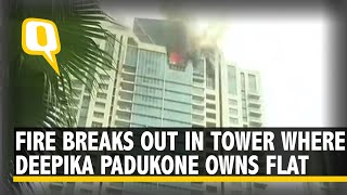 Fire Breaks Out at Mumbais BeauMonde Towers Where Deepika Padukone Owns a Flat  The Quint [upl. by Leona612]