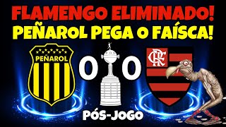 REACT  PÓSJOGO  PEÑAROL 0X0 FLAMENGO  LIBERTADORES 2024  AO VIVO [upl. by Howlond]