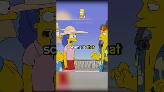 Fate of the Scammer Who Betrayed the Simpsons🥴 simpsons shorts [upl. by Atiuqer625]