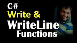 Part 18 C Console Write amp WriteLine Functions [upl. by Gustavus]