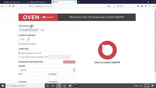 CakePHP 4 installation easy way using Oven 1 [upl. by Ater]