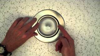 How to install a 5quot recessed gimbal ring trim by Total Recessed Lighting [upl. by Pablo]