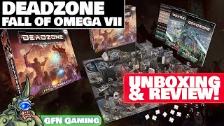 Mantic Games  Deadzone Fall of Omega VII  Unboxing and Review [upl. by Tioneb]