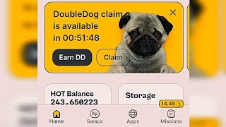 DOUBLE DOG AIRDROP  Claim Up To 700 Double Dog DD Airdrop on Hot Wallet  NEAR WALLET [upl. by Osbourn]