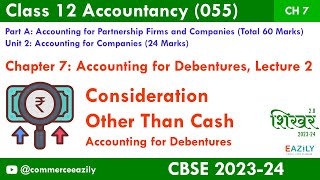 Consideration Other Than Cash Accounting for Debentures [upl. by Aduhey]