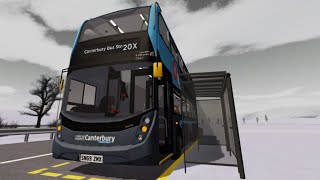 Canterbury And District Bus Simulator V41 Doing the route 20X to Appleton exit [upl. by Cunningham]