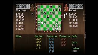 Chessmaster II USA  PS1 Korchnoi vs White Player [upl. by Letnuhs]