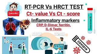 RT PCR test  HRCT scan in hindi ct value in RT PCR  CT score in HRCT [upl. by Nnylannej]