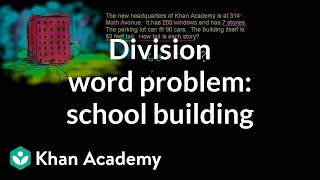 Average height of a buildings floor  Multiplication and division  3rd grade  Khan Academy [upl. by Rossen]